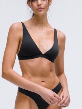 lululemon athletica Ultra-Soft Nulu Triangle Bralette in Black